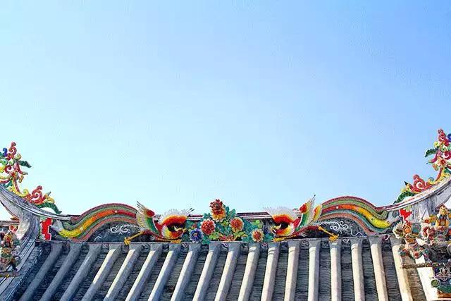 潮州嵌瓷，屋頂生花
