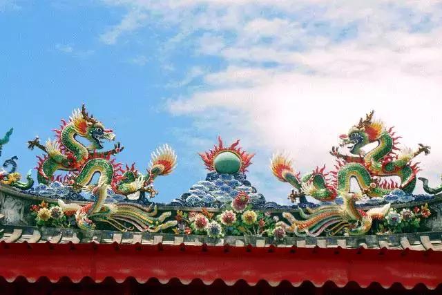 潮州嵌瓷，屋頂生花