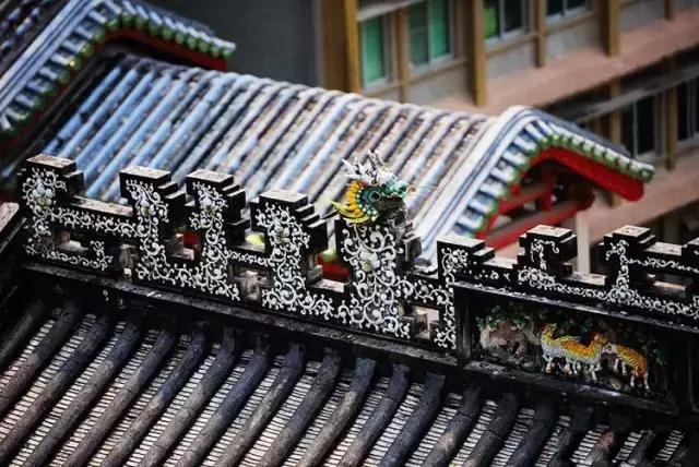 潮州嵌瓷，屋頂生花